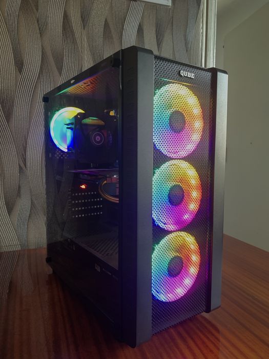 ПК Игровой, Ryzen 5 3600, NVIDIA GTX 1650, 16 гб озу.