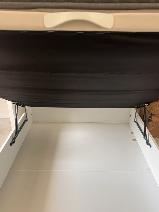 Colchão + Sommier com Arrumação 140x190 – Como Novo!