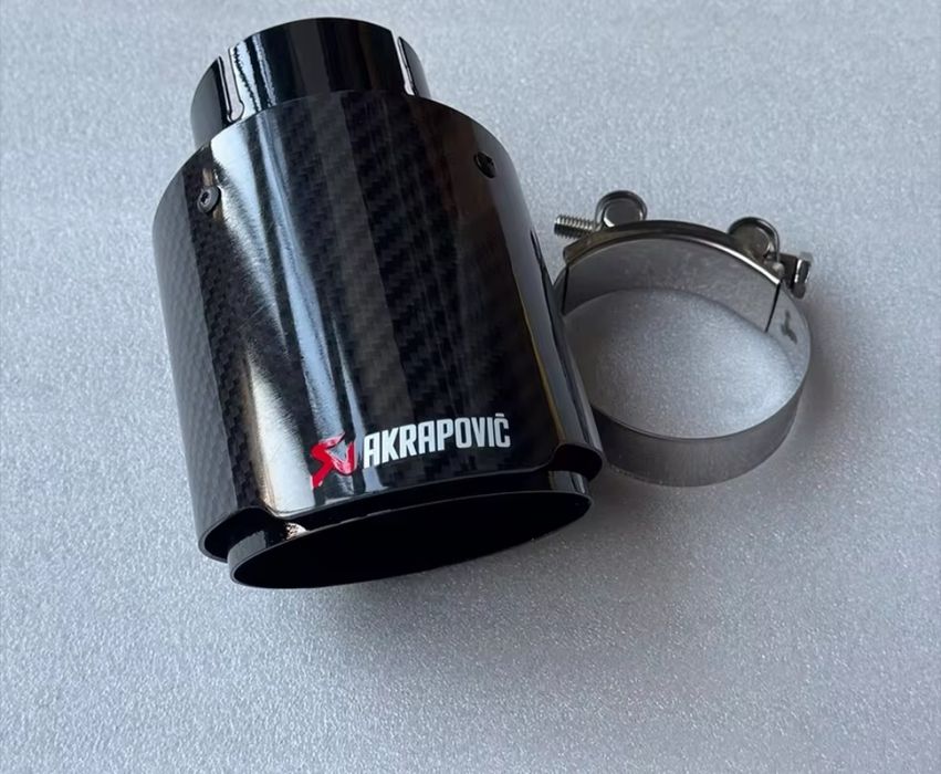 Ponteiras singulares akrapovik pretas