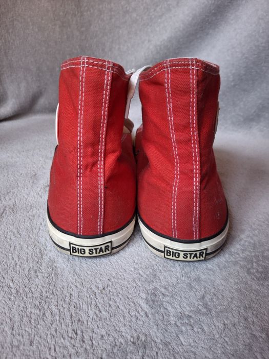 Buty, trampki czerwone męskie Big Star
