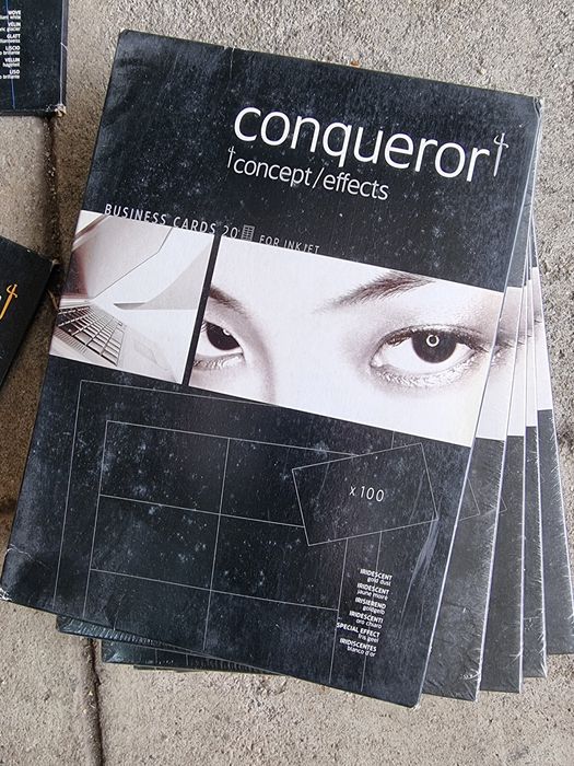 Papel para impressão de cartões de visita