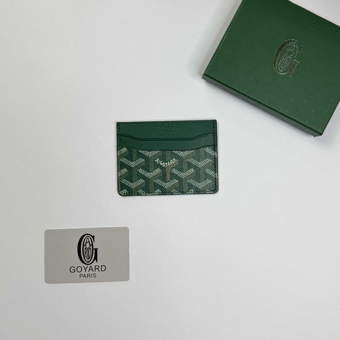 Картхолдер з еко-шкіри Goyard гаманець гоярд