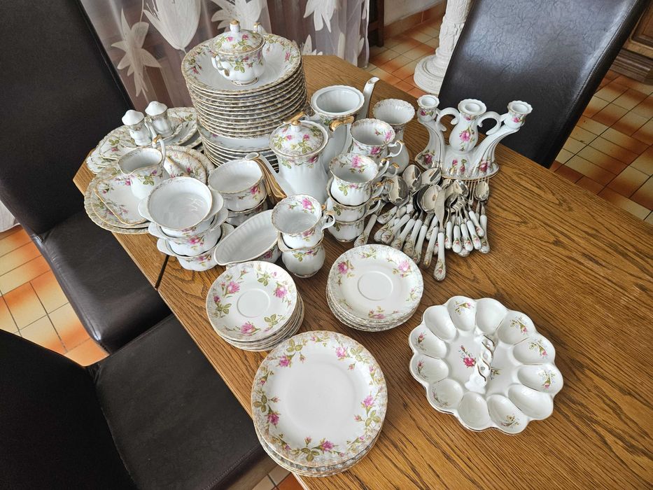 Zestaw serwis obiadowo-kawowy Iwona Chodzież porcelana