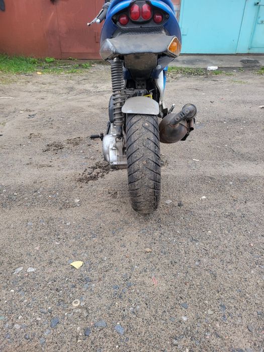 Скутер мотоцикл Gilera DNA на ходу