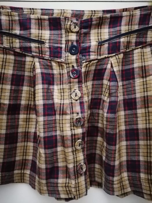 Saia ao xadrez Pull&Bear