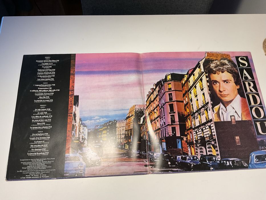 Sardou – Palais des Congrès - Conjunto 2 Discos de Vinil, Álbum Duplo