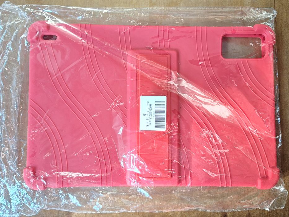 SmartCase Etui 12.4 Sylikonowe Xiaomi Pad 5 Pro Czerwone