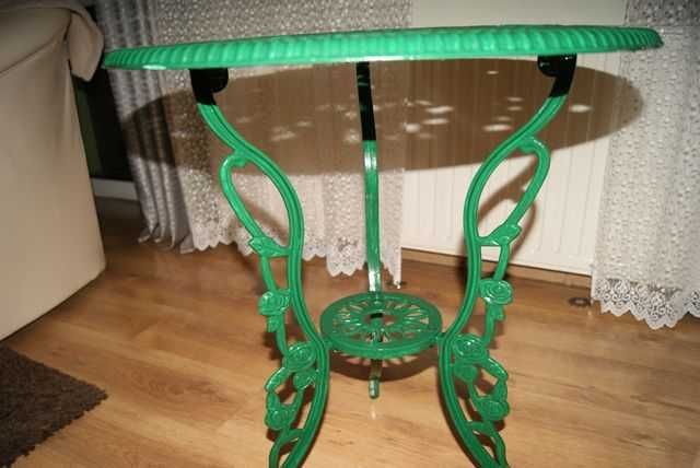 Stolik aluminium ogród taras