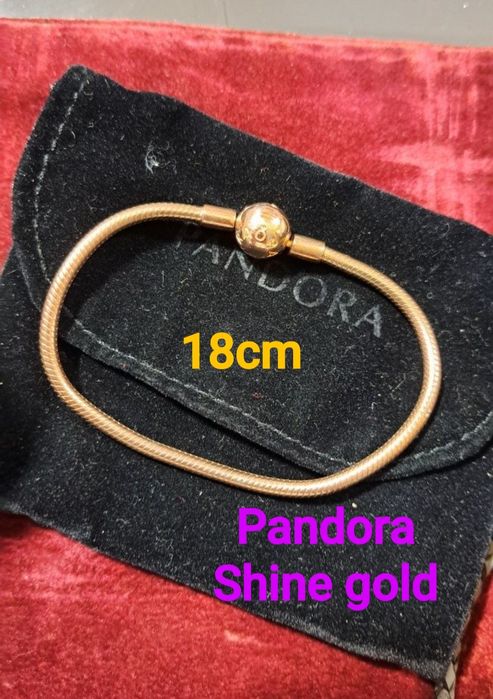 Lote de 6 Pulseiras e 3 aneis Pandora  em prata.