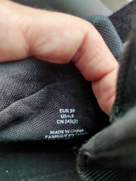 Botas impermeáveis pretas H&M tam 39