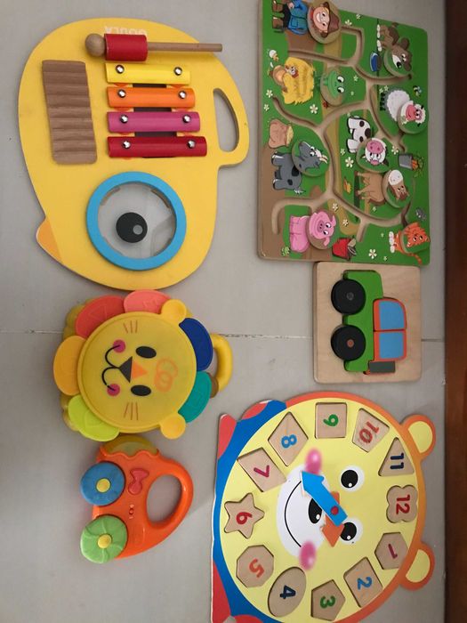 6 brinquedos para bebe/ crianças