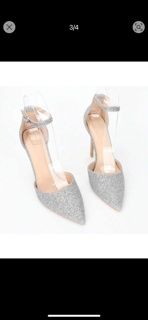 Szpilki srebrne rozmiar 38 za grosze