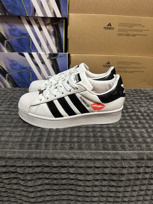 Жіночі кросівки Adidas Superstar BOLD - Lip Print 37(23см) оригінал