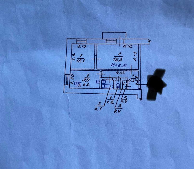 Продам 2х комнатную квартиру.Павлово поле.