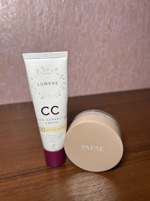 cc cream lumene 00,пудра paese, ціна за крем пудра в подарунок