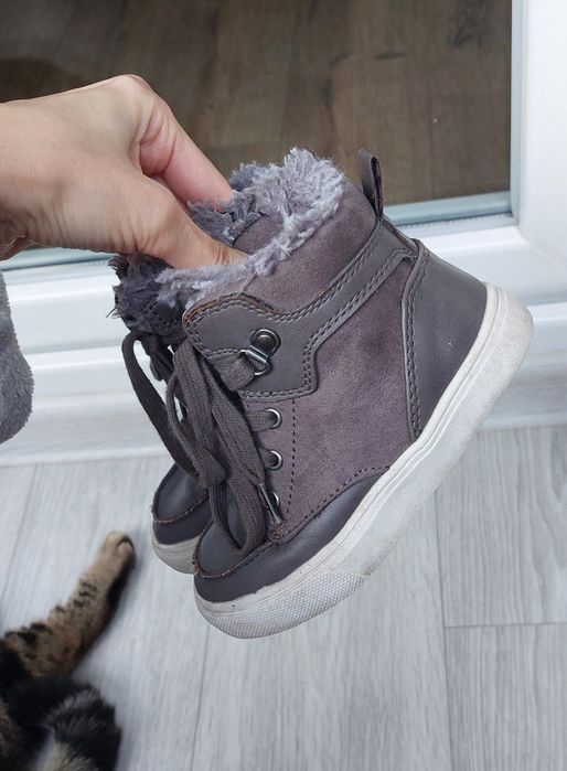 Хайтопи,черевики на хутрі для хлопчика р.23-24, устілка 14,5 см