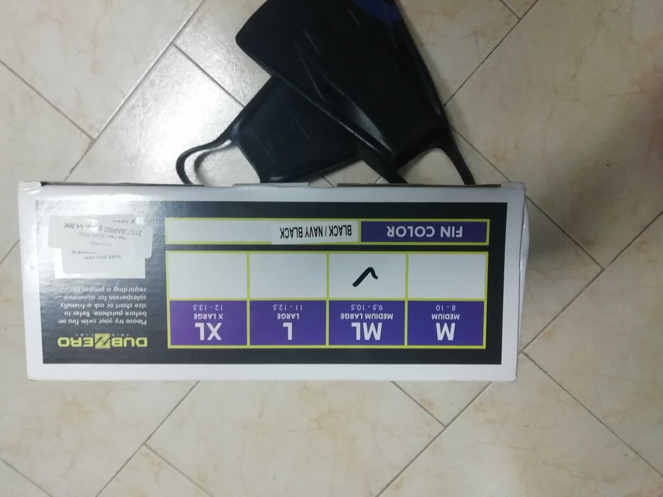 Pés de pato swimfins Dub Zero ML