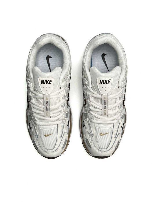 Кросівки Nike P-6000 WMNS White Black Brown premium i89 | Кроссовки Найк жіночі