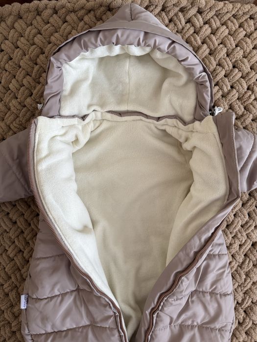 Зимовий комбінезон-кокон для новонароджених