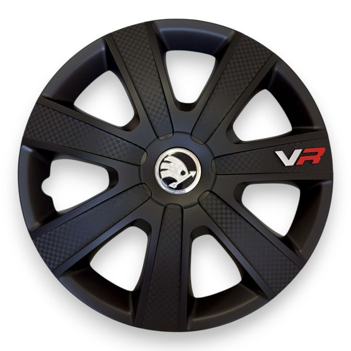 Колпаки на колеса VR Carbon Black черние ковпаки чорні