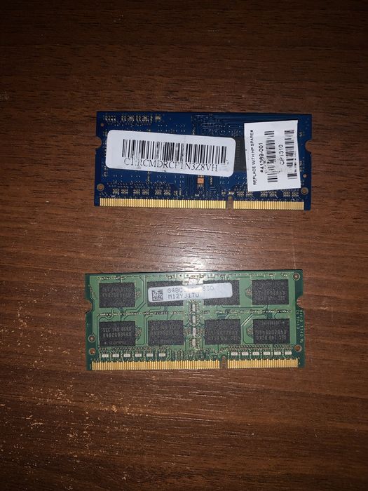 Оперативная память DDR3 8GB (2x4GB) 1600MHz для ноутбука