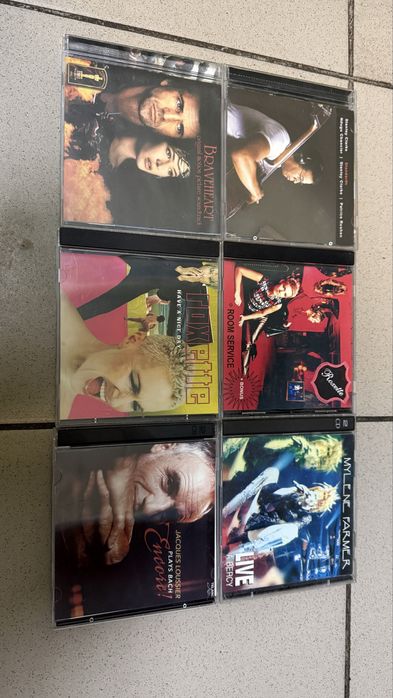 Продам вживані аудіо CD Stanley Clarke Jacques Loussier Roxette Mylene Farmer