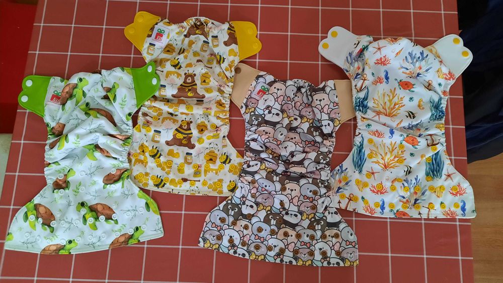 Fraldas reutilizáveis - várias marcas desde 3€ cada