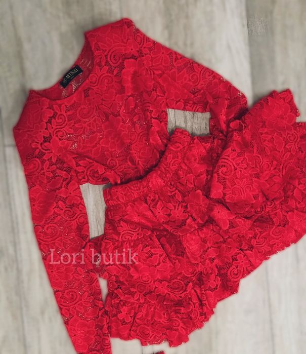Koronkowe body spodniczko spodenki premium polska produkcja