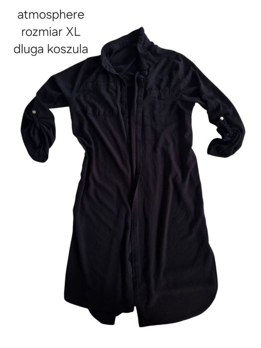 Czarna długa koszula atmosphere rozmiar xl 42