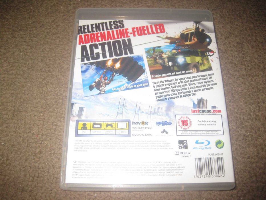 Jogo "Just Cause 2" para PS3/Completo!