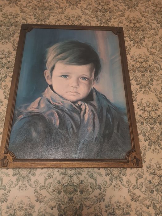 Quadro menino da lágrima