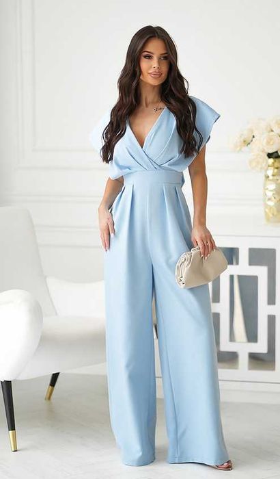 Szykowny Kombinezon Model Blue - Bicotone