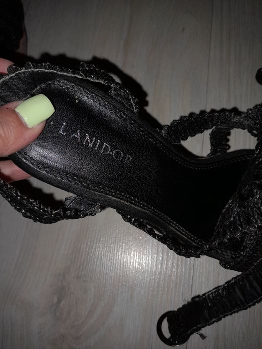 Sandálias pretas Lanidor