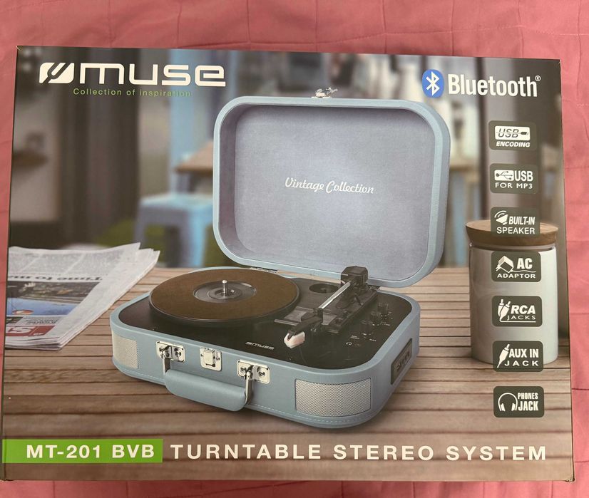 Вініловий програвач Muse MT-201 BVB Blue