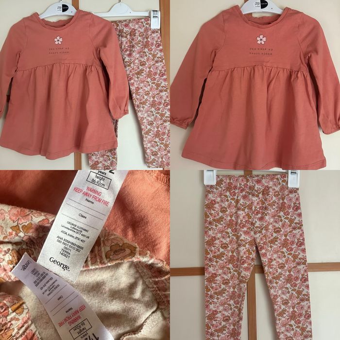 Пакет одягу на 1.5-2 роки костюм hm 18-24 м сукня carters george