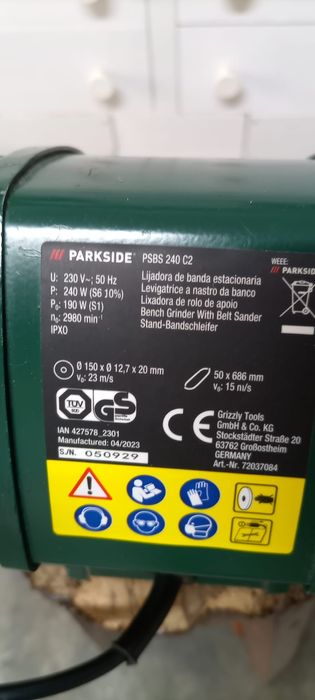 Lixadora Parkside PSBS 240 C2