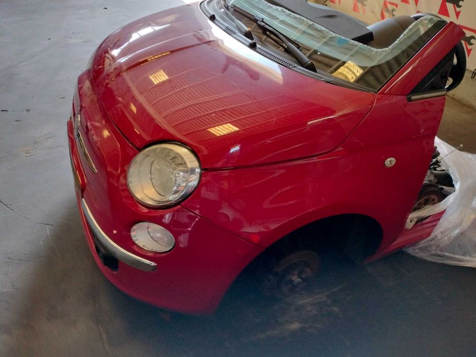 Frente Completa Fiat 500 0.9 Turbo TwinAir 2012 #D62