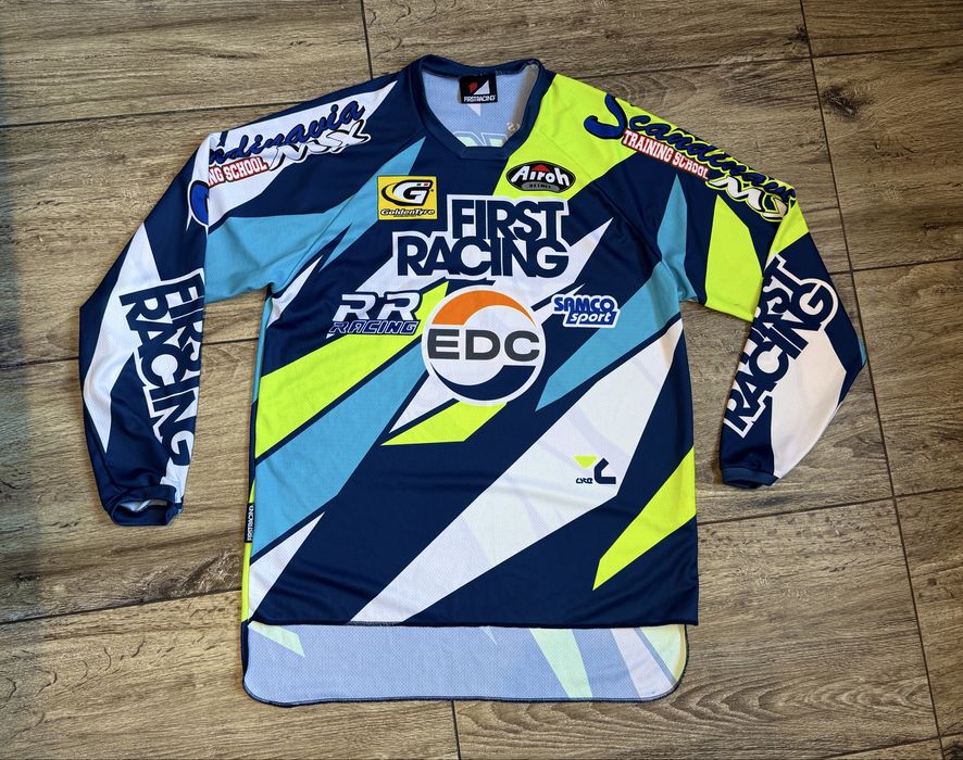 Profesjonalna męska koszulka na Motocross Enduro MTB First Racing  L