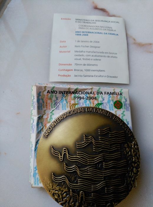 Medalha Ano Internacional da Família 94 - 2004