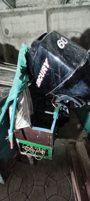 Лодка 6м. с каютой Мотор Mercury EFI60 Bigfoo