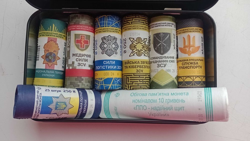 Роли монет ЗСУ, Ми сильні Ми разом в наявності Миколаївська, Одеська,Запоріжська,Харьківська,Херсонська