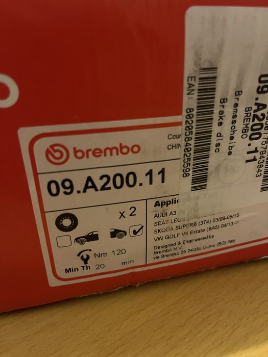 Discos traseiros brembo NOVOS