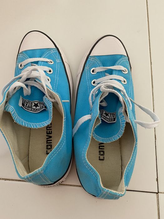 All star azul turquesa - novos