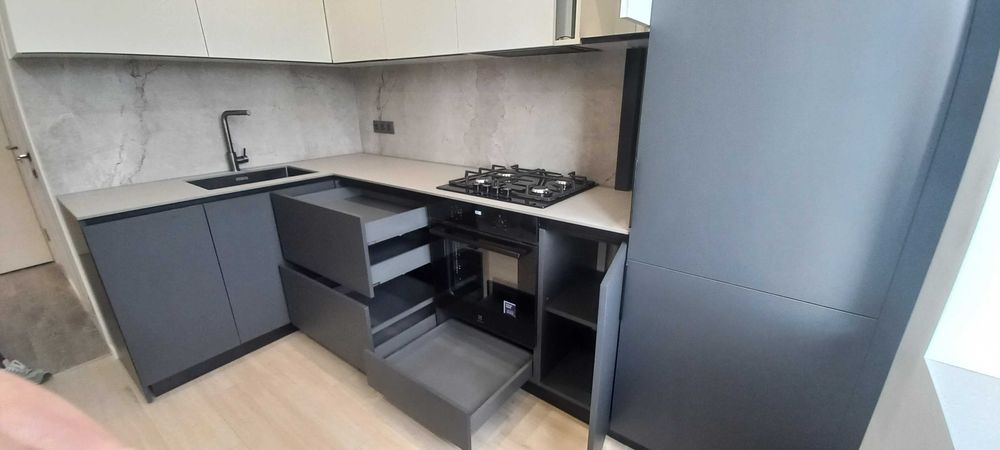 Кухня акрил Luxeform/Rehau, Hpl, Blum,  Тернопіль готова просвердлена