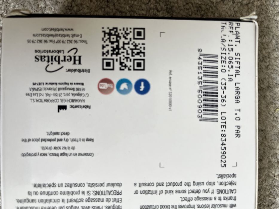 Palmilhas silicone