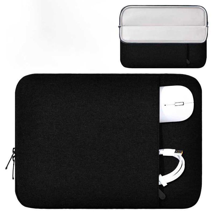 Чехол для ноутбука 17.3" 18.0 дюймів, Richin чорний, додаткова кишеня