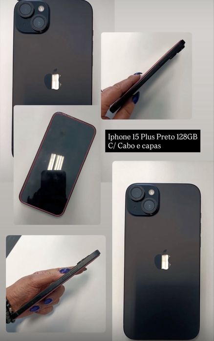 Iphone 15 Plus Desbloqueado Preto 128GB