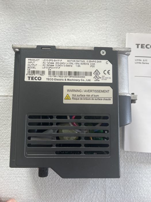 Falownik inwerter TECO 0,2 kw