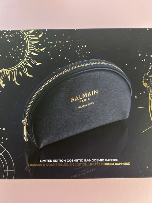 Limitowana edycja szafirowa kosmetyczka Balmain