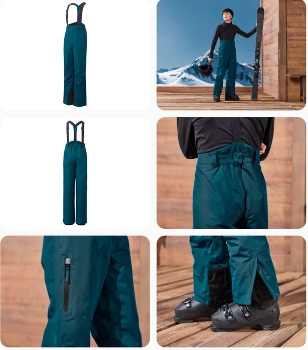 ТЕРМО Штани Мембранні Напівкомбінезони лижні Crivit 134-152 NEW!!.